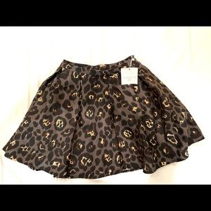 Lucy Paris Leopard Skirt